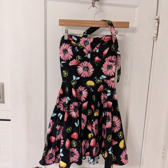 Modcloth Ixia Floral Fruity A-Line Dress - Picture 2 of 4